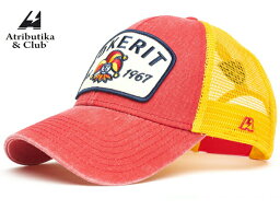 Atributika&Club/アトリブチカ KHLCAP MESH ※ヨーケルト赤黄※ 【KHLグッツ】 #109149