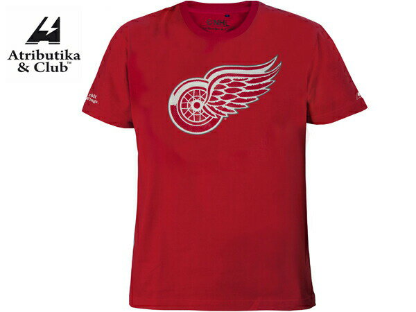 Atributika&Club/アトリブチカ NHLTシャツ シニア ※デトロイトレッドウイングス赤※《ポスト投函》【NHLグッツ】#30170