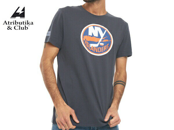 Atributika&Club/アトリブチカ NHLTシャツ シニア ※ニューヨーク アイランダース紺※《ポスト投函》【NHLグッツ】#309310