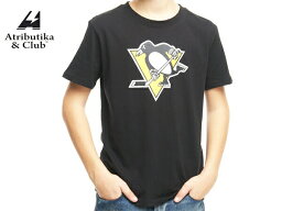 Atributika&Club/アトリブチカ NHLTシャツ ジュニア ※ピッツバーグ ペンギンズ黒※ 《ポスト投函》【NHLグッツ】#30950