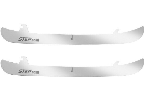 商品名 2021-2022モデル　 STEP/ステップ V-STEEL EDGE 商品説明 話題のスケートブレード（ランナー）STEP社！ 50年近い経験と技術のあるSTEP SKATEING BLADES社は材料を厳選して特殊な工程で歪みの少ないブレードを研究製造。 CCM SPEED BLADE XSホルダーに対応するランナーです！ V-STEELは鏡面仕上げで抵抗が少ないランナー。 他社のステンレスランナーとは比べようにならない違いは鏡面仕上げです。STEPにしかないテクノロジーで世界数々のプロ選手も使用。より早いスピード、より良いターン、より楽なストップなど、ハイパフォーマンスな滑りを体感。刃こぼれの少ない最高峰のランナーです！ ※ワンペア販売※サイズはホルダー裏の3ケタの番号をご確認ください。※ランナー研磨ご希望の際は有料（ご注文確定後金額訂正）にてお受けいたします。 （返品交換不可） ※ご注文に関する重要なお知らせ※ 　ご注文頂きます商品は、全ての在庫を保証するものではございません。 　弊社は他WEBサイト、また実店舗において店頭販売を行っております。 　ご注文可能な状態でも、店頭・メーカーにて実際には完売となっている場合がございます。 　商品をご用意出来ない場合、ご注文をキャンセルさせて頂く場合もございます。予めご了承ください。 SPEC&nbsp; ● 対応ホルダー：CCM SPEED BLADE XS ● 仕上げ：鏡面