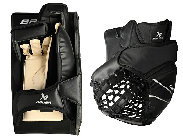 �����ǥ뢨 BAUER/�Х����� GSX GOALPAD/CATCH GLOVE/BLOCKER SET ����˥��ڥ������ۥå��������꡼3�����åȡ� 2023-2024