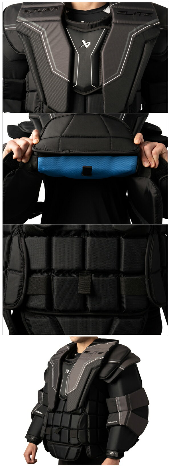 BAUER/バウアー S26 ELITE CHEST PROTECTOR インター 【アイスホッケーゴーリー チ...