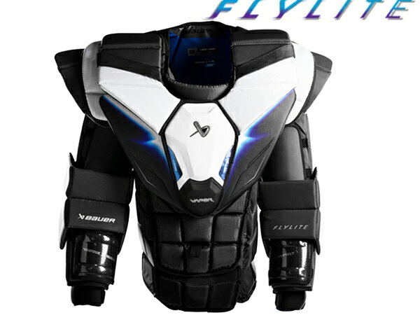 商品名 2025-2026モデル　BAUER/バウアー S25 VAPOR FLYLITE CHEST PROTECTOR ゴーリー チェスト＆アーム 商品説明 BAUER VAPORシリーズ新モデル FLYLITE登場！ 感覚を解き放て! VAPOR FLYLITEチェストプロテクターは、ゴールに挑むたびに集中力を発揮するゴールテンダーのために開発されました。 あらゆる動きを妨げずにスムーズにフィットするよう設計されたこのチェストプロテクターは、軽量素材を採用し、クレーズを駆け抜け、本能で危険なチャンスを阻止するために必要な流動性とカバー力を提供します。 Made to Move 勝負の行方が決まる瞬間、あらゆる動きを最大限に活かす必要があります。 軽量素材と人間工学に基づいたFLEXWRISTデザインが、相手に挑み、ダイナミックなセーブを楽々と決める機動力を提供します。 Pumped-Up Protection 強力な DEFENSE CLOUD TECH 胸骨と CURV® 強化上腕二頭筋および前腕を組み合わせることで、衝撃に対する保護力が強化されます。 Comfortable Construction 空気の流れをコントロール。 このチェストプロテクターは、通気性に優れたフォームを使用したAIRFLOWスパインを採用し、試合中ずっと涼しく、冷静さを保ちます。 Belly Blocks: SHOCKLite Body Adjustment Fit: Removable Core Extension System｜Suspender Loops SHOLDER Floaters: SHOCKLite Pro | Suspender Loops Spinal: AIRFLOW Spine Sternum: AEROLITE Shield Arm Adjustment Fit: Removable and Adjustable Elbow: THERMOCORE ZERO Liner | SHOCKLite Arm Floaters: Dynamic 3-Point Flex | CURV®compsite Bicep/Forearm: Reinforced Floating CURV® Composite | SHOCKLite foam Wrist: FLEXWRIST | 360°protection Arm Liner: AIRMESH 　※ご注文に関する重要なお知らせ※ 　ご注文頂きます商品は、全ての在庫を保証するものではございません。 　弊社は他WEBサイト、また実店舗において店頭販売を行っております。 　ご注文可能な状態でも、店頭・メーカーにて実際には完売となっている場合がございます。 　商品をご用意出来ない場合、ご注文をキャンセルさせて頂く場合もございます。予めご了承ください。