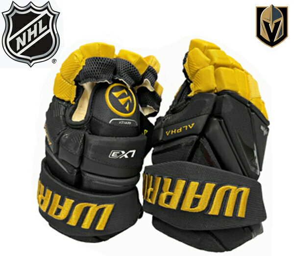 WARRIOR/ウォリアー ALPHA LX3 CUSTOM NHL ☆VEGAS GOLDENKNIGHTS☆ 【アイスホッケーグローブ】 2025-2026