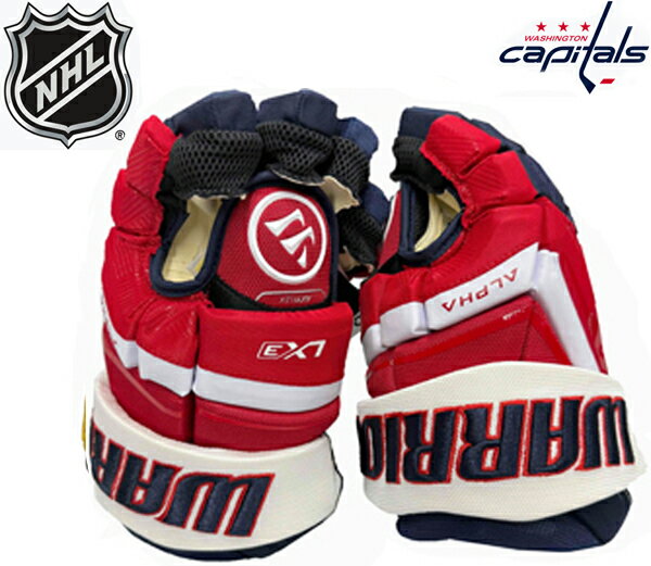 WARRIOR/ウォリアー ALPHA LX3 CUSTOM NHL ☆WASHINGTON CAPITALS☆ 【アイスホッケーグローブ】 2025-2026