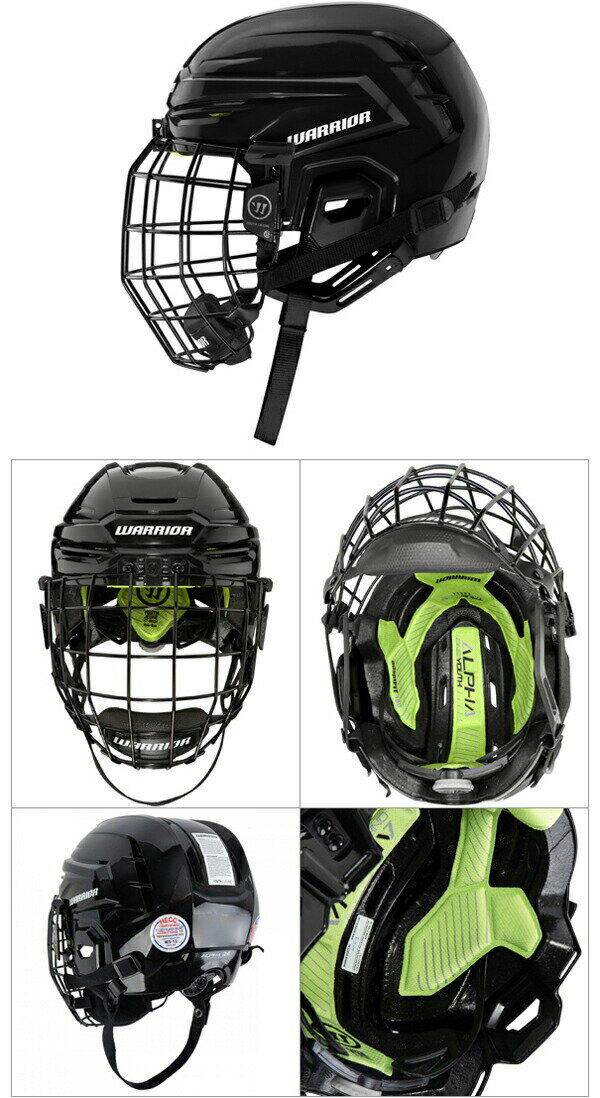 WARRIOR/�����ꥢ�� ALPHA ONE PRO YTH COMBO�ڥ������ۥå����إ��åȡ��ե����������ɡ� 2022-2023