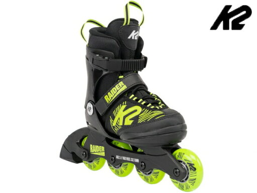 【現品限り在庫一掃セール】【2022model】 K2/ケーツー RAIDER BLACK/LIME 【インラインスケート靴】2023-2024 【現品限り在庫一掃セール】【2022model】 K2/ケーツー RAIDER BLACK/LIME 【インラインスケート靴】2023-2024