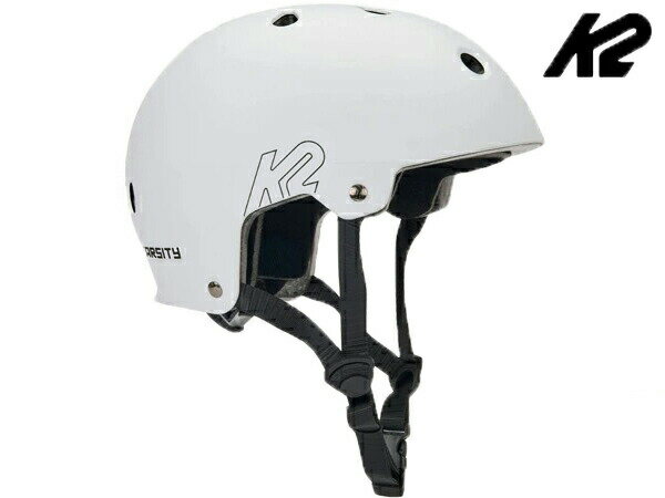 【2023モデル】 K2/ケーツー VARSITY HELMET 2023 WHITE 【インラインスケートヘルメット】