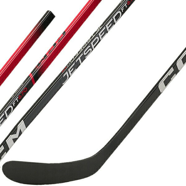 商品名 2023-2024モデル CCM/シーシーエム JET SPEED FT670 GRIP シニアワンピーススティック 商品説明 CCM JetSpeed FT670 Stickは、理想的なローディングのためのハイブリッドキックポイントと驚異的なパフォーマンスと優れた快適性のための丸いRシャフトジオメトリを組み合わせたスティックです！ ハイエンドのパフォーマンスと価格をおさハイエンドの値札のない感触を必要とする競争力のあるホッケー選手向けに設計されました。 フル85KカーボンファイバーJS18ブレードを備え、パフォーマンスレベルのスティックの水準を引き上げます。 ブレードのugpradesを使用すると、プレイヤーはより軽く、より多くのバランススティックを使用できるだけでなく、スティックとハンドの接続がはるかに向上します。 これらのアップグレードは、FT670が以前の複合構造よりも多くのエネルギーをパックに伝達するため、ショット速度を上げるのにも役立ちます。 丸みを帯びた角と凹面の側壁で自信とコントロールを高めるR-Geometryシャフト形状が特徴です！ ※こちらの商品は 【日時指定不可】【後払い不可】となります！ ※ご注文に関する重要なお知らせ※ 　ご注文頂きます商品は、全ての在庫を保証するものではございません。 　弊社は他WEBサイト、また実店舗において店頭販売を行っております。 　ご注文可能な状態でも、店頭・メーカーにて実際には完売となっている場合がございます。 　商品をご用意出来ない場合、ご注文をキャンセルさせて頂く場合もございます。予めご了承ください。 SPEC&nbsp; ● ライン：ジェットスピード ● クラス：サードモデル ● 長さ：インター57インチ/約145cm(65FLEX) ｜55インチ/約139cm(55FLEX) ● 硬さ：65/55フレックス ● キックポイント：ハイブリッドキックポイント