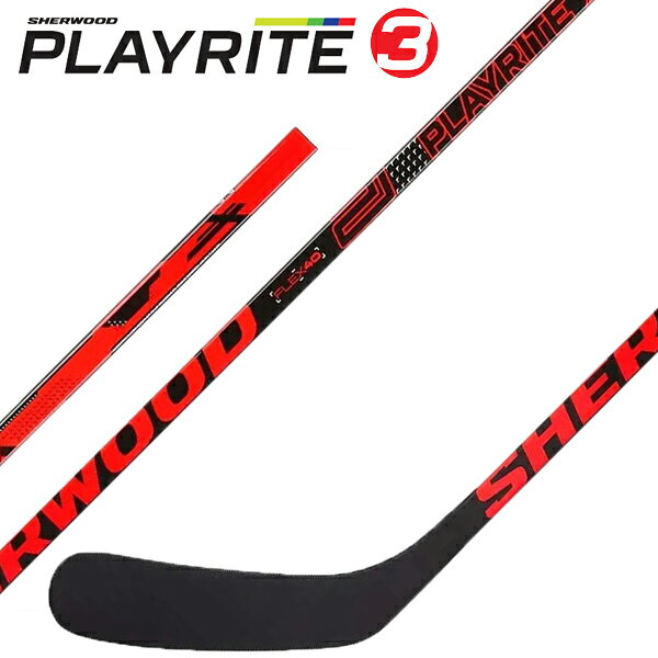 商品名 2026-2027モデル SHERWOOD/シャーウッド PLAYRITE3 ジュニア ワンピーススティック 商品説明 シャーウッドのPlayriteシリーズがモデルチェンジ！ 若きプレーヤーの握力を最大限に活かせるよう設計されており、快適なフィット感に加え、パスやシュート時の不要なブレ（回転）を抑える構造になっています。 長さに応じたフレックス（しなり）設定 ― プレーヤーの身長に合わせて最適なシャフトのしなりが得られるよう、特別に調整されています。 年齢に適したブレードサイズとパターン ― パックコントロールやシュートスキルの向上をサポートします。 保護者向け製品ガイド ― 「Playrite（プレイライト）」シリーズは、プレーヤーの身長や体重に合わせて設計されているため、保護者の方が、未来のスター選手に最適なスティックを簡単に選ぶことができます。 ※こちらの商品は 【日時指定不可】【後払い不可】となります！ ※ご注文に関する重要なお知らせ※ 　ご注文頂きます商品は、全ての在庫を保証するものではございません。 　弊社は他WEBサイト、また実店舗において店頭販売を行っております。 　ご注文可能な状態でも、店頭・メーカーにて実際には完売となっている場合がございます。 　商品をご用意出来ない場合、ご注文をキャンセルさせて頂く場合もございます。予めご了承ください。 SPEC&nbsp; ● ライン：プレイライト ● クラス：ジュニアモデル ● 重さ：345g ● 長さ：ジュニア52インチ/約132cm ● 硬さ：40フレックス ● キックポイント：ローキックポイント