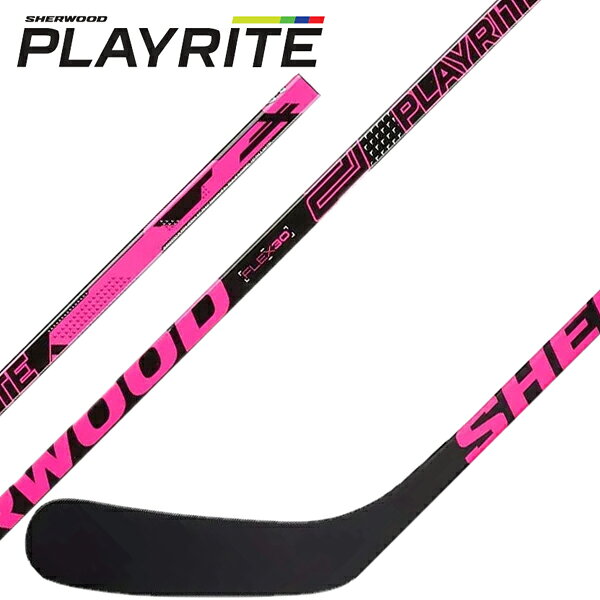 商品名 2026-2027モデル SHERWOOD/シャーウッド PLAYRITE PINK ジュニアユース ワンピーススティック 商品説明 シャーウッドのPlayriteシリーズがモデルチェンジ！ 若きプレーヤーの握力を最大限に活かせるよう設計されており、快適なフィット感に加え、パスやシュート時の不要なブレ（回転）を抑える構造になっています。 長さに応じたフレックス（しなり）設定 ― プレーヤーの身長に合わせて最適なシャフトのしなりが得られるよう、特別に調整されています。 年齢に適したブレードサイズとパターン ― パックコントロールやシュートスキルの向上をサポートします。 保護者向け製品ガイド ― 「Playrite（プレイライト）」シリーズは、プレーヤーの身長や体重に合わせて設計されているため、保護者の方が、未来のスター選手に最適なスティックを簡単に選ぶことができます。 ※こちらの商品は 【日時指定不可】【後払い不可】となります！ ※ご注文に関する重要なお知らせ※ 　ご注文頂きます商品は、全ての在庫を保証するものではございません。 　弊社は他WEBサイト、また実店舗において店頭販売を行っております。 　ご注文可能な状態でも、店頭・メーカーにて実際には完売となっている場合がございます。 　商品をご用意出来ない場合、ご注文をキャンセルさせて頂く場合もございます。予めご了承ください。 SPEC&nbsp; ● ライン：プレイライト ● クラス：ジュニアユースモデル ● 重さ：315g(30FLEX)｜280g(20FLEX)｜270g(10FLEX) ● 長さ：50インチ/約127cm(30FLEX)｜46インチ/約117cm(30FLEX)｜44インチ/約112cm(20FLEX) ● 硬さ：30/20/10フレックス ● キックポイント：ローキックポイント