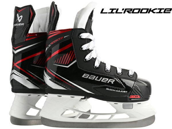 BAUER/バウアー LIL'ROOKIE ADJUSTABLE ユース【アイスホッケースケート靴】2023-2024