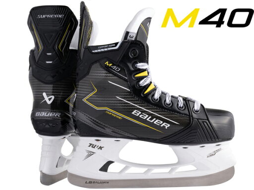 BAUER/バウアー S24 SUPREME M40 ジュニア【アイスホッケースケート靴】2024-2025 BAUER/バウアー S24 SUPREME M40 ジュニア【アイスホッケースケート靴】2024-2025