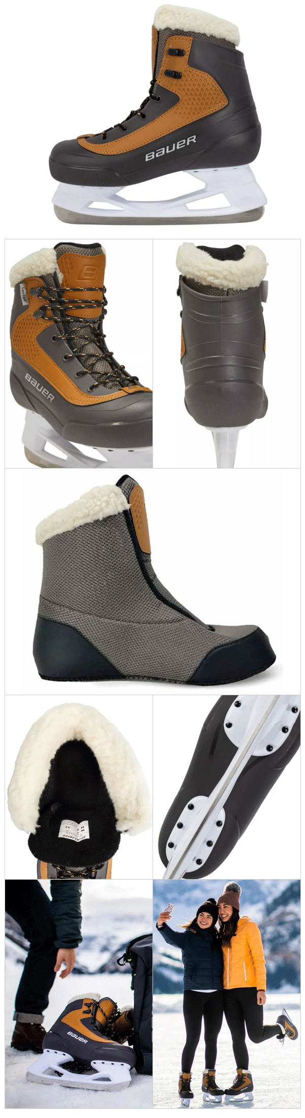 ホッケー用品店 マスタースポーツの※旧モデル※ BAUER/バウアー レクリエーションスケート UNISEX WHISTLER 【アイスホッケースケート靴】2023-2024｜アングル2