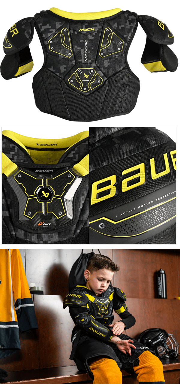 ※旧モデル※ BAUER/バウアー S23 SUPREME MACH ユース ☆【アイスホッケーショルダー...