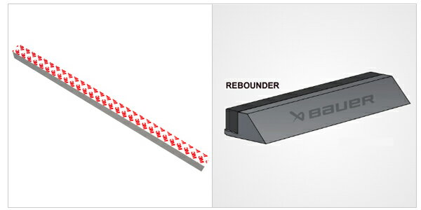 BAUER/�Х����� Synthetic Ice Tile SINGLE SIDE REBOUNDER RUBBER �ڥ������ۥå����ȥ졼�˥󥰡�