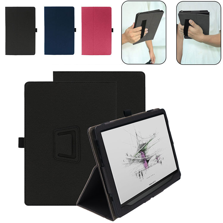 【スーパーSALE！最大2000円クーポン】ONYX BOOX Note Air5 C ケース 手帳型 カバー 四角保護 おしゃれ スタンド機能 持ち手 ベルト バンド付き ペンホルダー付き 落下防止 片手操作 取っ手 人気 おすすめ BOOX ノート エアー5 C 手帳型ケース 10.3インチ boox note air5 c