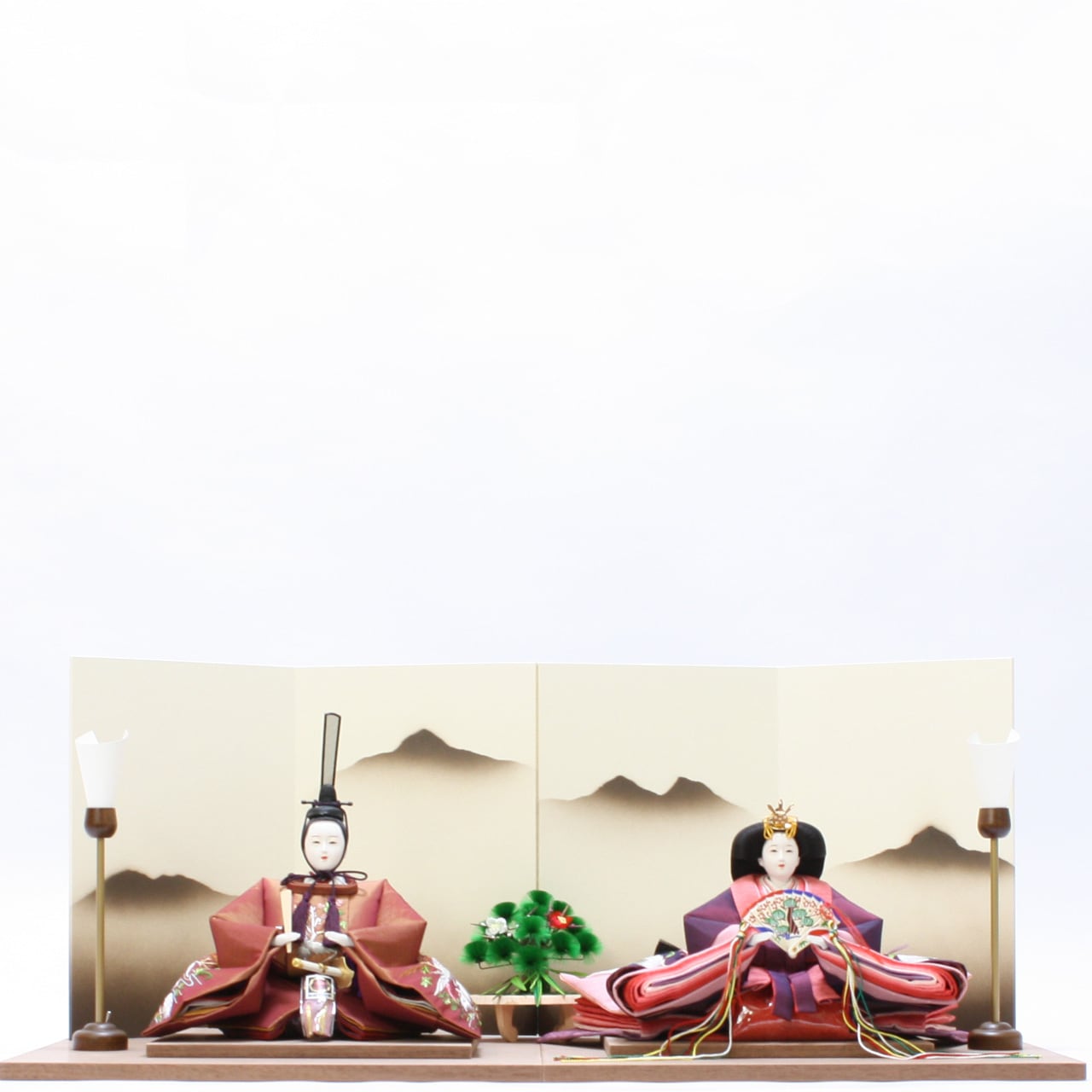 雛人形｜ひな人形｜初節句｜コンパクト｜おしゃれ｜モダン｜インテリア｜プレミアム｜こだわり｜おすすめ｜作家｜《商品名》衣装着親王飾り　平安天鳳作　本着せ　京十番親王　極上手刺繍　鶴柄