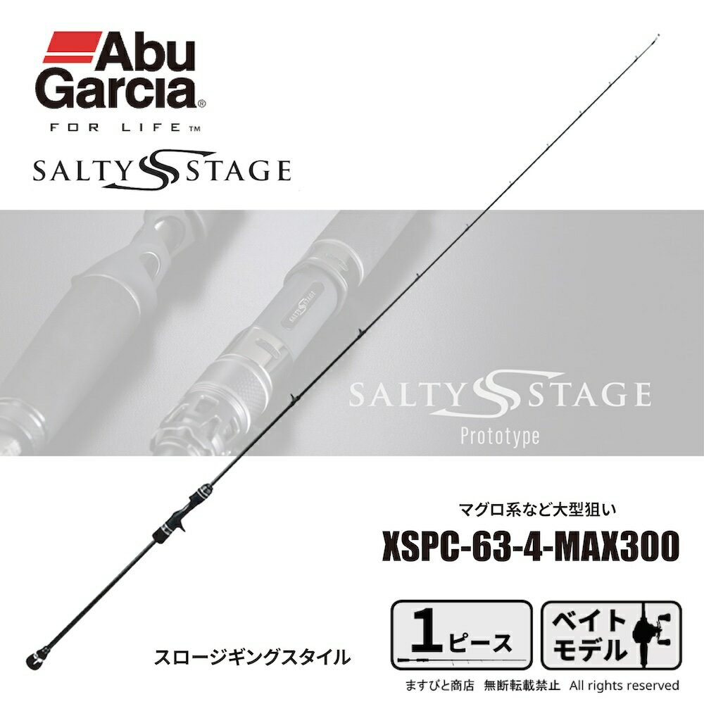 アブガルシア ソルティーステージ プロトタイプ スロージギング XSPC-63-4-MAX300 送