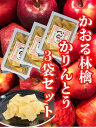 稲庭うどん 職人が作る かりんとう かおる林檎3袋セット(4)
