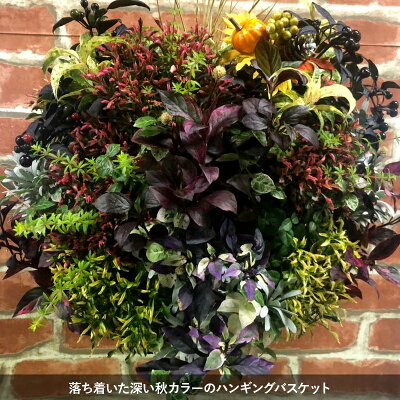 季節のおまかせ寄せ植えハンギングバスケット