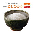 【新米　令和3年産】【本州・四国　送料無料】選べる分搗きこだわり栽培【精米無料】令和3年産　岐阜県産特別栽培米　こしひかり玄米　5kg [5kg×1袋]【楽ギフ_のし】【あす楽_土曜営業】