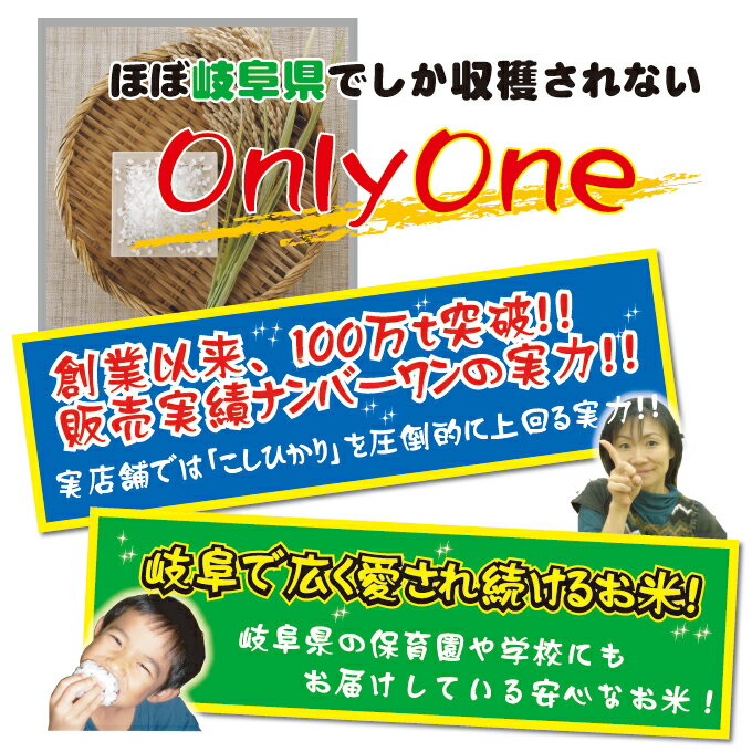 岐阜県で収穫されるブランド　はつしも 岐阜県民が毎日食べている秘密のお米　ブラックフライデー限定特価新米【令和7年産】【本州・四国　送料無料】2025年産　岐阜県産れんげの里のお米 美濃 ハツシモ 白米　10kg　[5kg×2袋]選べる分搗き
