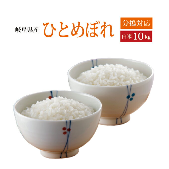 【新米 令和元年産】【本州・四国　送料無料】2019年産　岐阜県産ひとめぼれ白米　1...