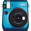 富士フイルム　FUJIFILM インスタントカメラ instax mini 70 『チェキ』 ブルー チェキMINI70BLUE