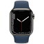 Apple Watch Series 7（GPS+Cellularモデル）- 41mmグラファイトステンレススチールケースとアビスブルースポーツバンド - レギュラー グラファイトステンレススチール MKJ13J/A4549995255119