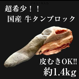 牛タン ブロック 黒毛和牛 牛タン 国産牛タン 約1.4kg 約5～6人前 バーベキュー BBQ 塊肉 カレー シチュー 焼肉 和牛 送料無料 送料込み ブロック 肉 父の日 母の日 贈り物 ギフト贈答用 内祝い 誕生日 記念日 牛たん 熨斗 のし パーティー 子供の日 人気 おすすめ 希少