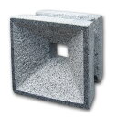 送料無料!! 激安アウトレット 77%OFF 味気ないブロックをおしゃれにデザインする キューブストーン3個セット 天然石の透かし窓 ワケあり処分品 ガーデニン...