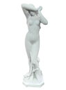 イタリア製 女性像 恥じらい 高さ約1m15cm made in itary 大理石 石像 オブジェ mod1032 彫刻 置物 Kosmolux コスモラックス 大理石彫塑