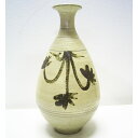 鶏龍山 粉青沙器 鉄絵刷毛目徳利 H28.5cm 韓国 花瓶 李朝 花生 美品 陶磁器 絵付け 壺 美術品 インテリア アンティーク 陶器 磁器 コレクション 装飾品 ディスプレイ 置物 花入れ|詳細画像