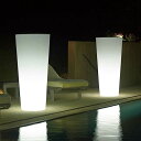 ライト付きプランター イリィ (高さ98cm) ユーロ・スリープラスト ER-2415L 【屋外仕様】 照明 Euro 3 Plast Ilie Light イ...