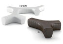イタリア製デザイナーズファニチャー ジェットラグ(Y字型ベンチ) Jetlag (長さ1m75cm 高さ42cm) ユーロスリープラスト EP-6291 家具 樹脂 屋外家具 ガーデンチェアー ベンチ チェア チェアー いす イス 椅子 おしゃれ Euro 3 Plast MADE IN ITALY スツール