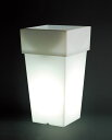 光るプランター トーレ ライト付き (高さ100cm) 送料無料 セラルンガ SL-755L 【屋内仕様】 照明 Serralunga Torre Light ...