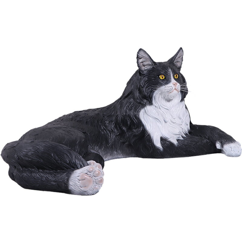 メインクーンキャット 猫 Maine Coon Cat 強化プラスチック (FRP) アートオブジェ ねこ 置物 ジェントルジャイアント インテリア かわいい ...