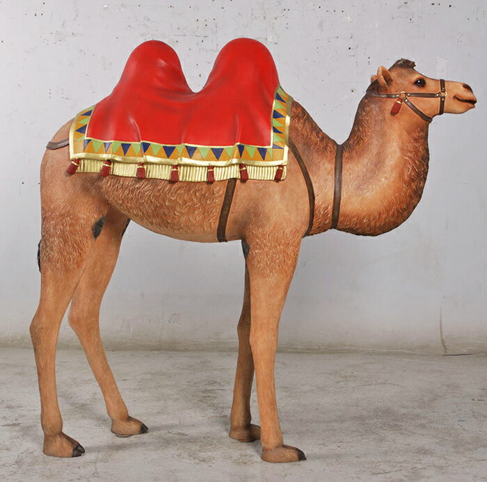 FRPアニマルオブジェ ラクダ 127cm Nativity Camel リアル 動物 像 置物 らくだ ガーデニング オブジェ 動物園 店舗 カフェ インテリ...