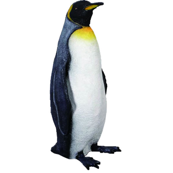 FRPアニマルオブジェ キングペンギン King Penguin リアル オウサマペンギン 置物 フィギュア かわいい インテリア 実物大 ぺんぎん ガーデニン...