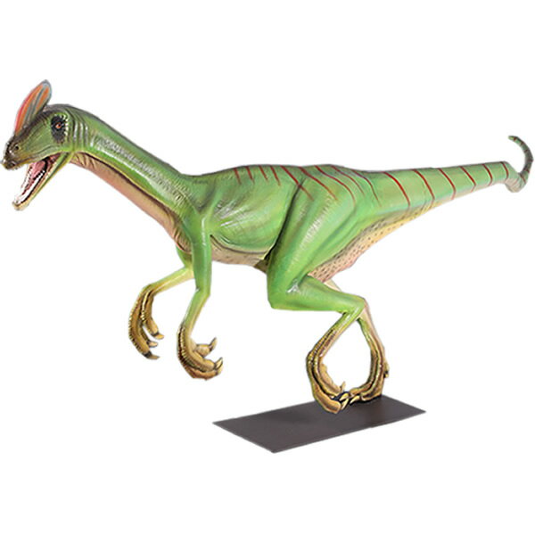 FRP恐竜オブジェ グアンロン Guanlong Wucaii リアル 肉食恐竜 置物 白亜紀 大きい 獣脚類 実物大 フィギュア 5色の鶏冠を持つ竜 標本 博...