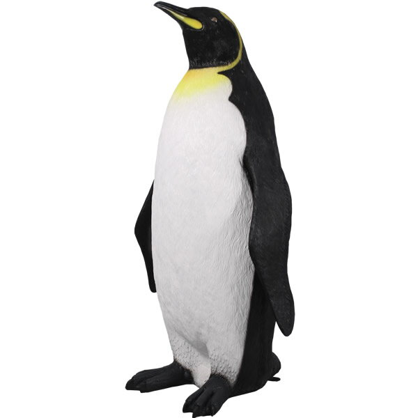 FRPアニマルオブジェ 巨大なキングペンギン King Penguin リアル オウサマペンギン 置物 フィギュア 大きい インテリア 実物大 ぺんぎん ガーデ...