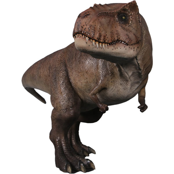 FRP恐竜オブジェ 中型版ティーレックス T-rex 152cm H 肉食恐竜 ティラノサウルス T-Rex 白亜紀 リアル 置物 実物大 フィギュア 獣脚類 ...