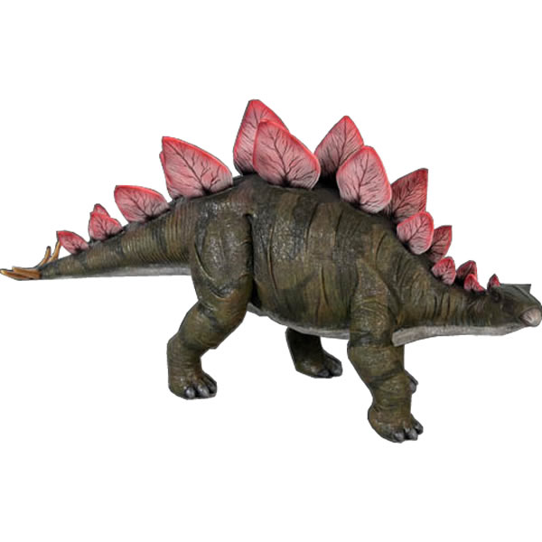 FRP恐竜オブジェ 小型版 ステゴサウルス Definitive Stegosaurus 高さ約60cm 体長約1m25cm リアル 草食恐竜 置物 ジュラ紀 ...