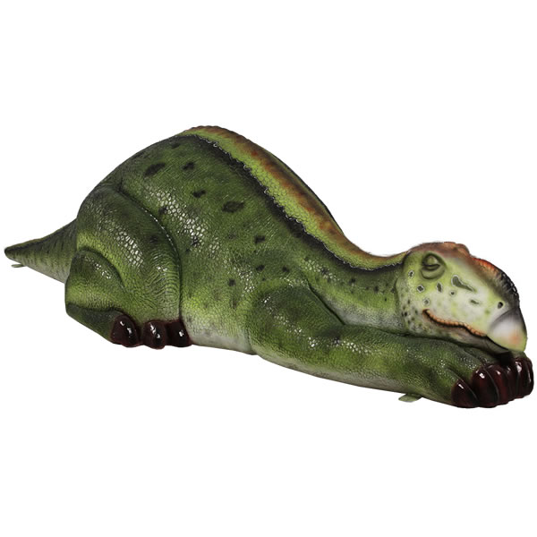 FRP恐竜オブジェ 眠るムッタブラサウルス SLEEPING MUTTABURRASAURUS リアル 置物 草食恐竜 大きい 実物大 フィギュア 鳥脚類 標本...