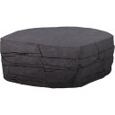 岩のテーブル ストーン風グレイ Grand Canyon Coffee Table 強化プラスチック (FRP) アートオブジェ H43cm W116cm D8...