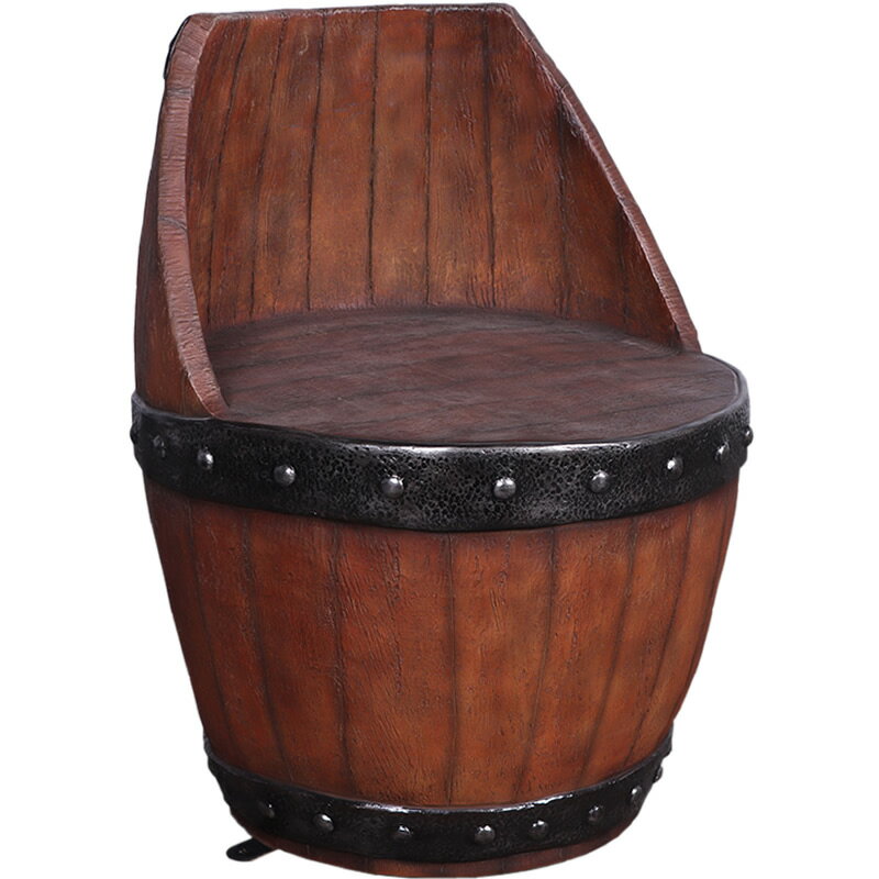 樽型のベンチ Barrel Chair FRPアートオブジェ ガーデン オーナメント イス おしゃれ ガーデンファニチャー バレル 椅子 置物 オブジェ インテ...