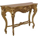 ゴージャスキャビネット(ゴールド) Console Table Louis XV FRPアートオブジェ H90cm W133cm コンソール テーブル 壁面 お...
