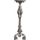 FRP(繊維強化プラスチック)フロアースタンド(シルバー) George III Torchiere 高さ約1m16cm インテリア 飾り台 軽量 おしゃれ 置物 台座 置台 ポール 飲食店 室内 装飾 高級 家具 デコレーション イベント ディスプレイ fr080100SL(3)